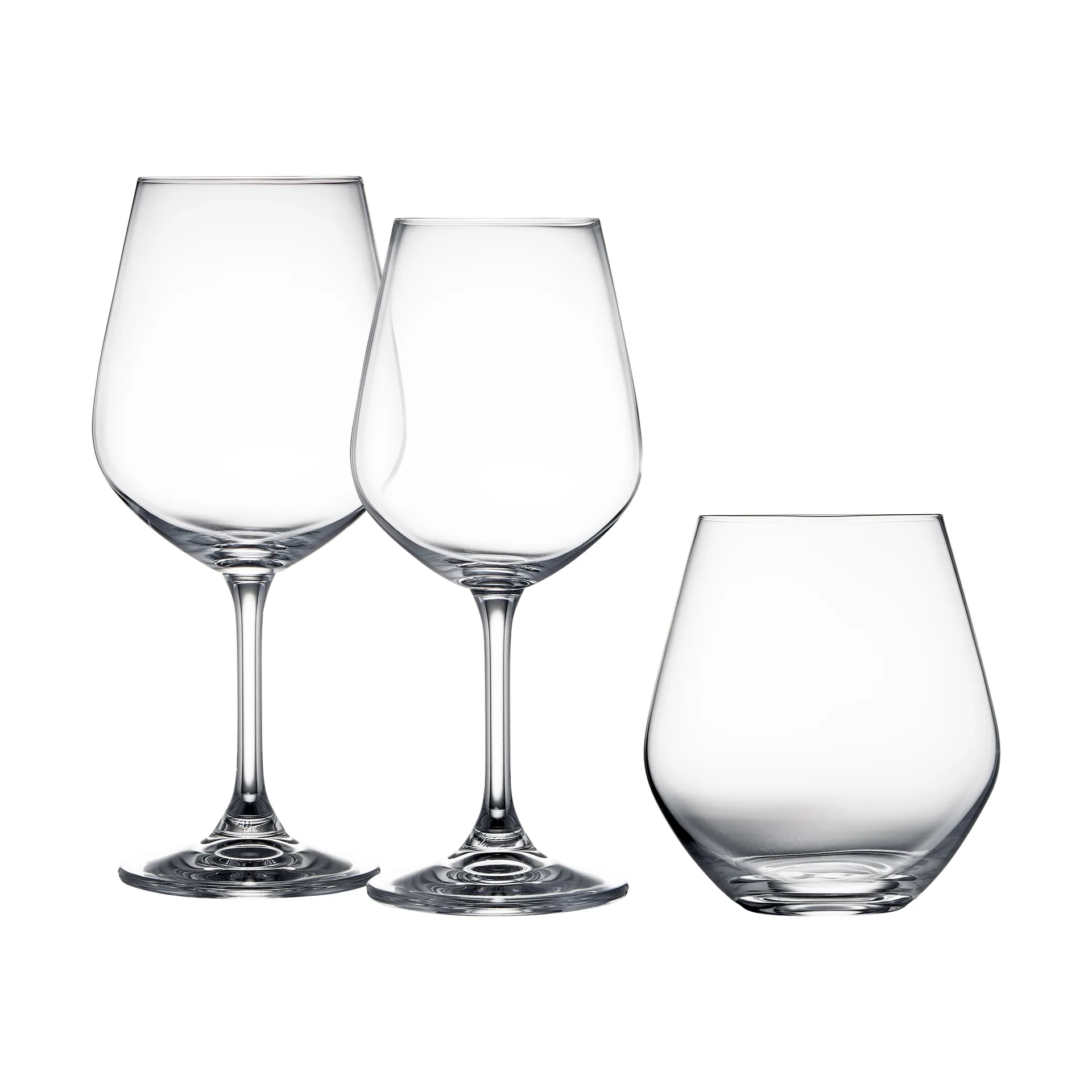Conjunto de copos Lyngby Glas 18 peças, Cristal Lyngby Glas