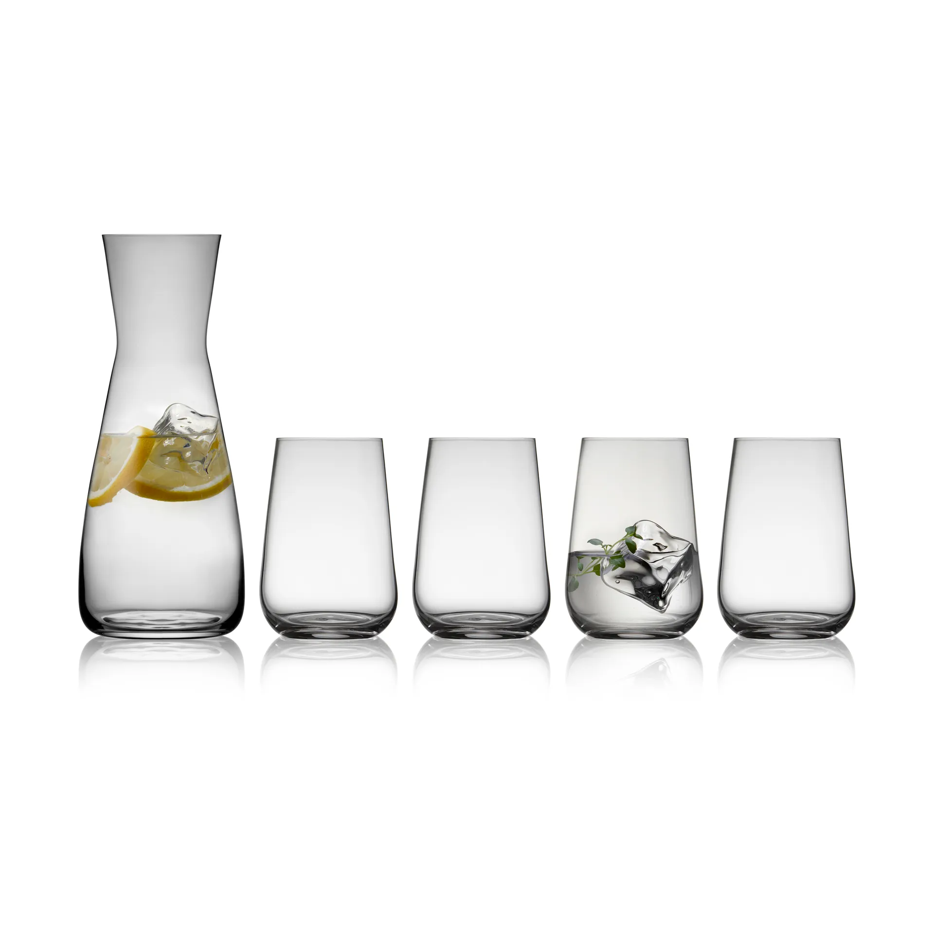 Conjunto Jewel 5 peças, Cristal Lyngby Glas