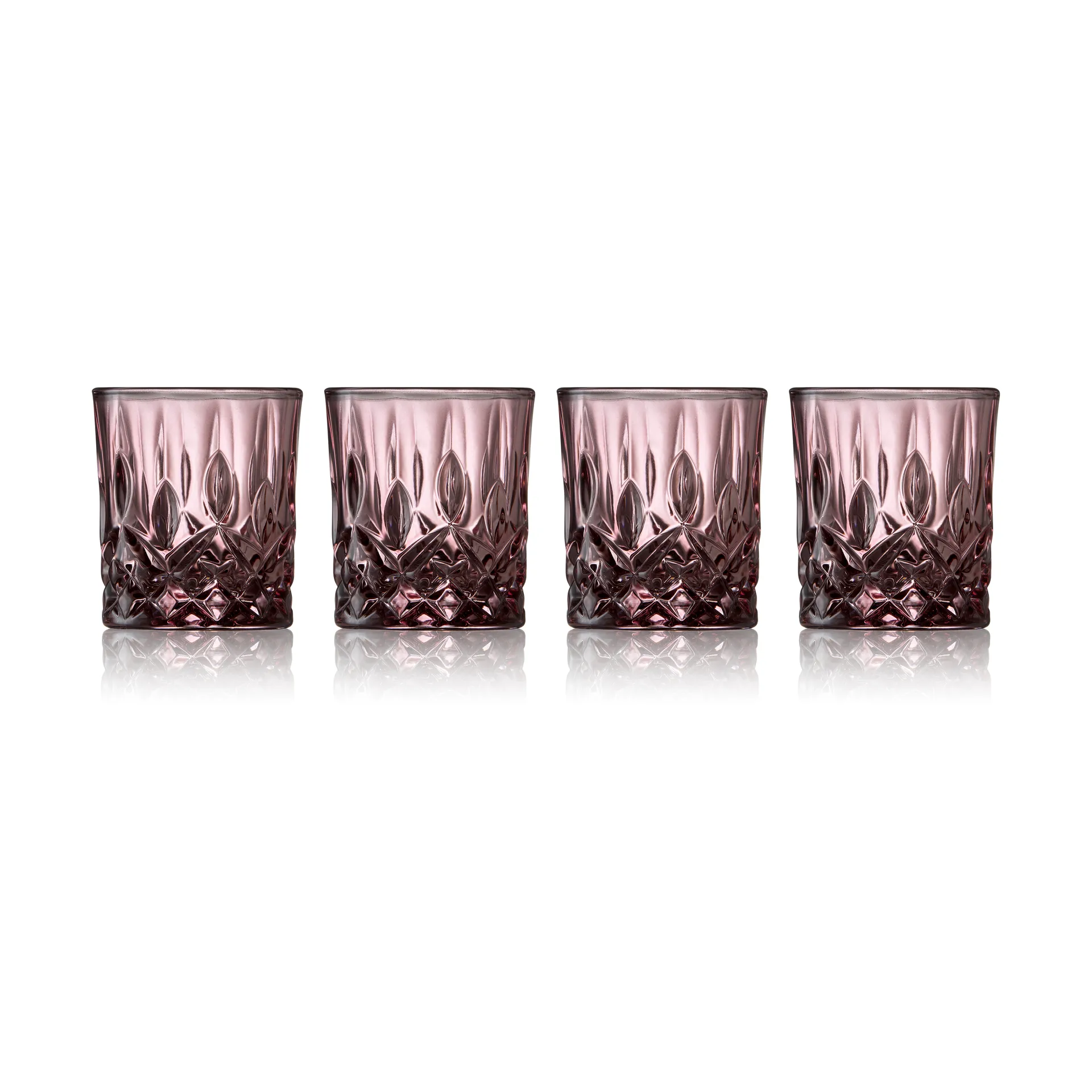 Copo de shot Sorrento 4 cl, 4 unid., Pink Lyngby Glas