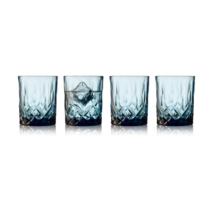 Copo de whiskey Sorrento 32 cl 4 un. - Blue - Lyngby Glas