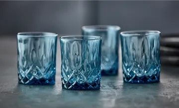 Copo de whiskey Sorrento 32 cl 4 un. - Blue - Lyngby Glas