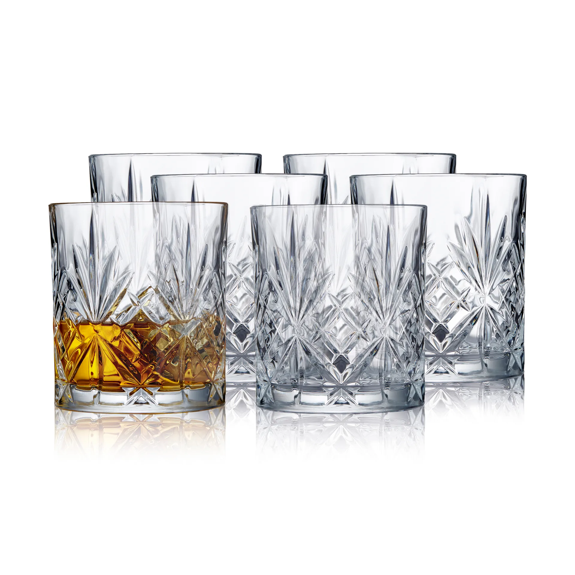 Copo de whisky Melodia 31 cl 6 unid., Cristal Lyngby Glas