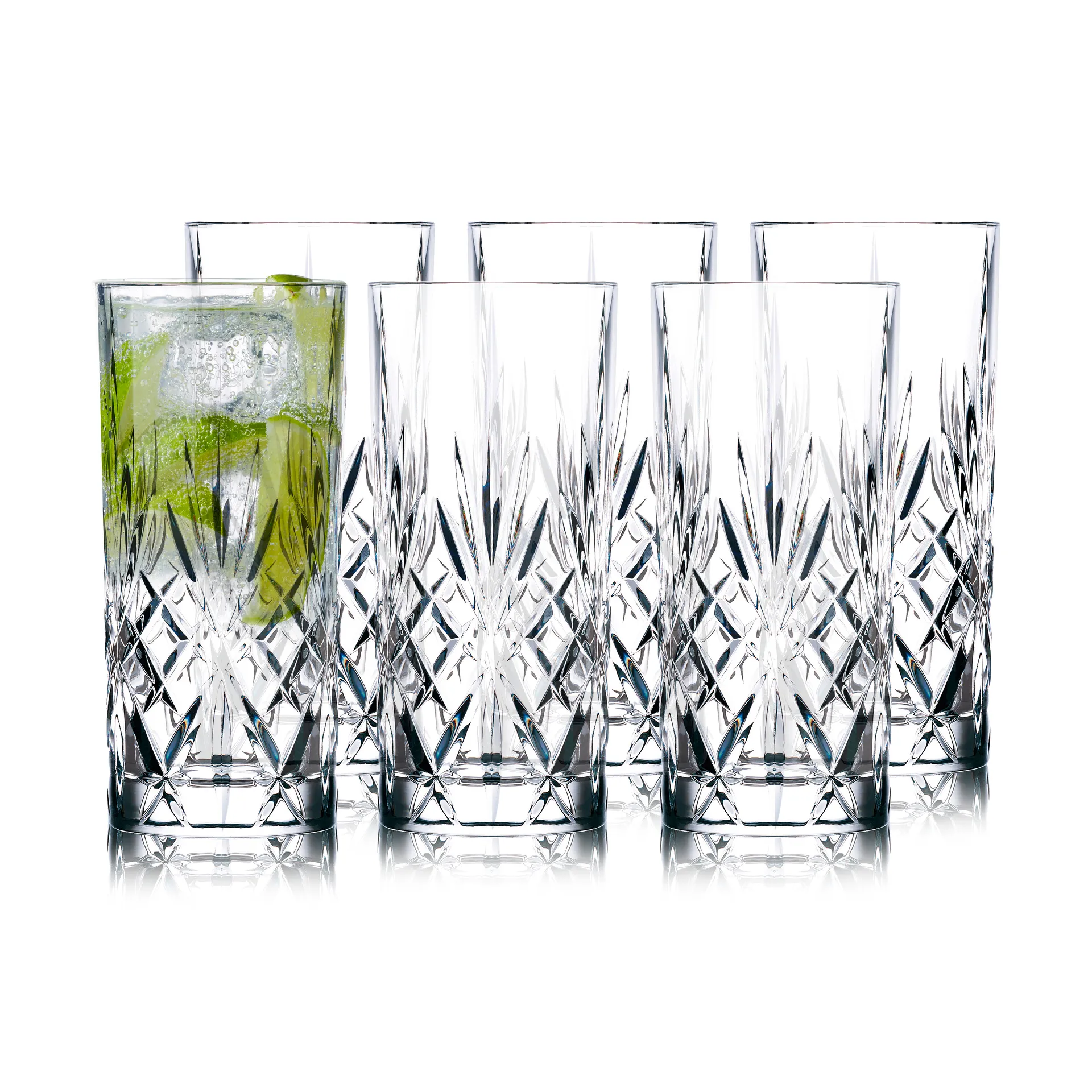Copo highball Melodia 36 cl 6 unid., Cristal Lyngby Glas
