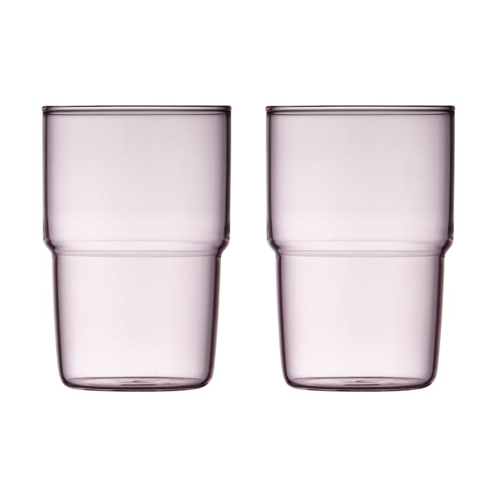 Copo Torino 40 cl 2 un. - Pink - Lyngby Glas