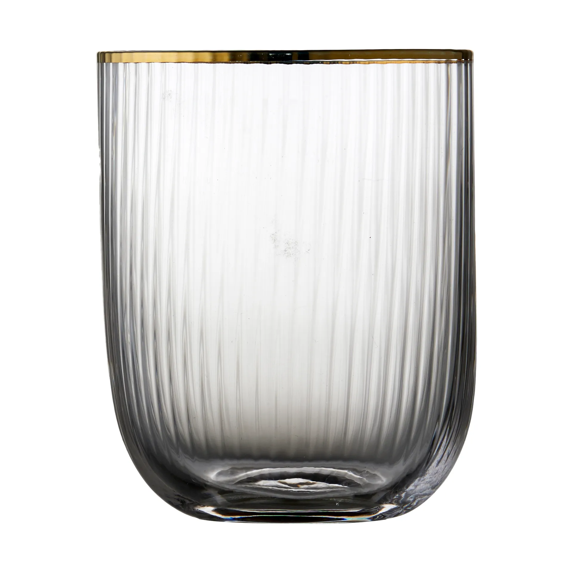 Copo tumbler Palermo Gold 35 cl 4 unid., Transparente-dourado Lyngby Glas