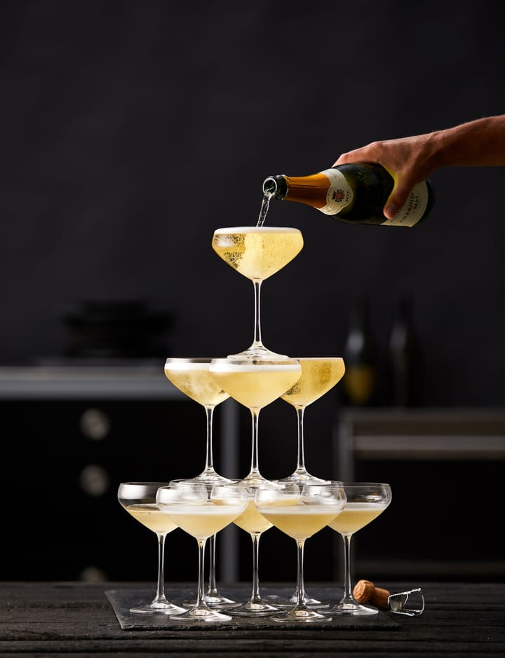 Coupe de champanhe Juvel 34 cl 4 unid., Cristal Lyngby Glas