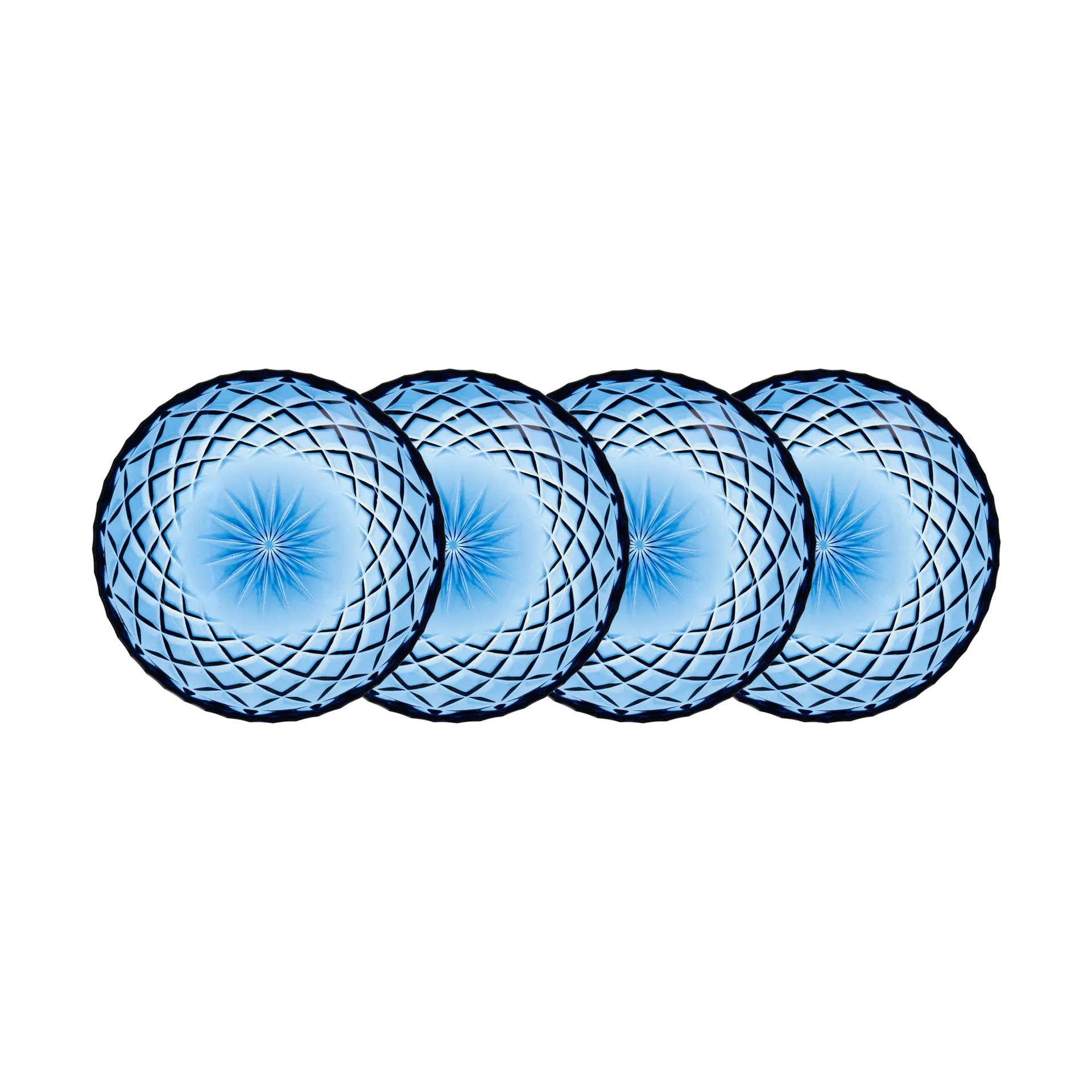 Prato Sorrento Ø16 cm 4 unid., Azul Lyngby Glas