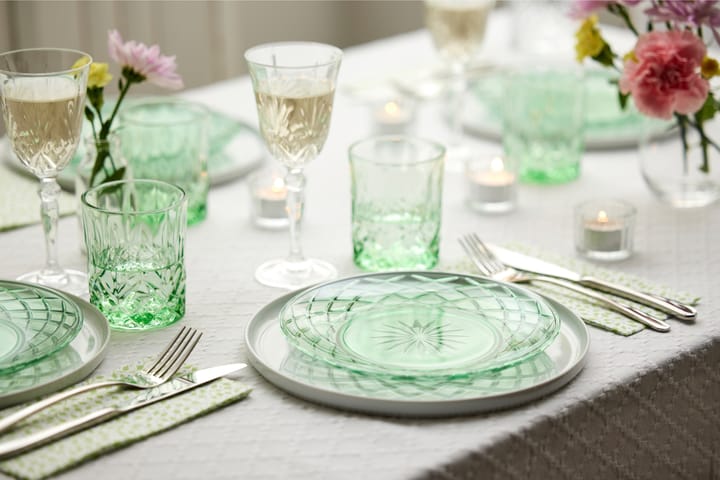 Prato Sorrento Ø21 cm, 4 unid., Verde Lyngby Glas