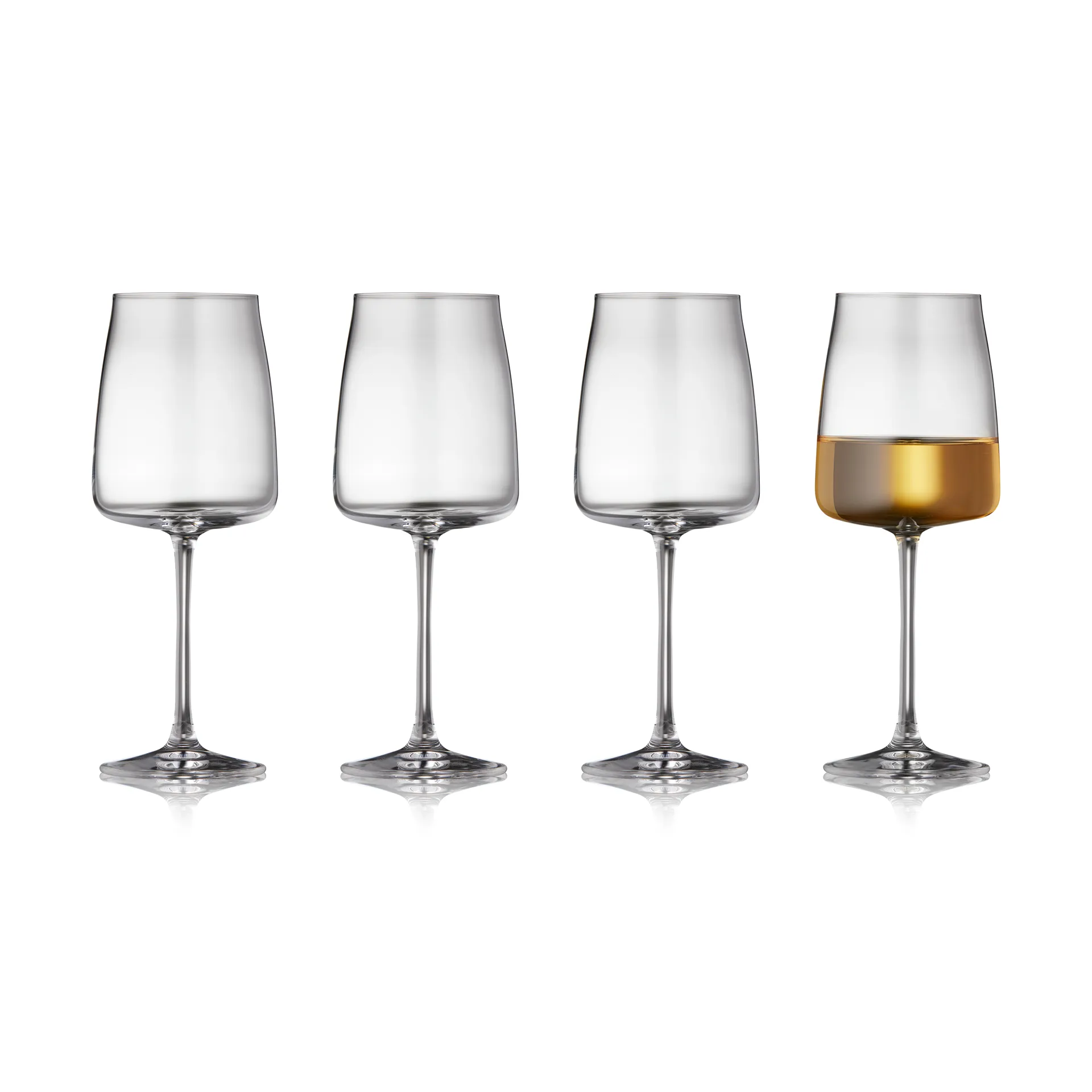 Taça de vinho branco Zero 42 cl 4 unid., Cristal Lyngby Glas