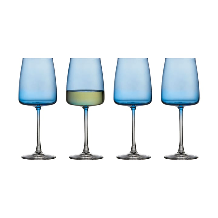 Taça de vinho branco Zero 43 cl 4 un. - Blue - Lyngby Glas
