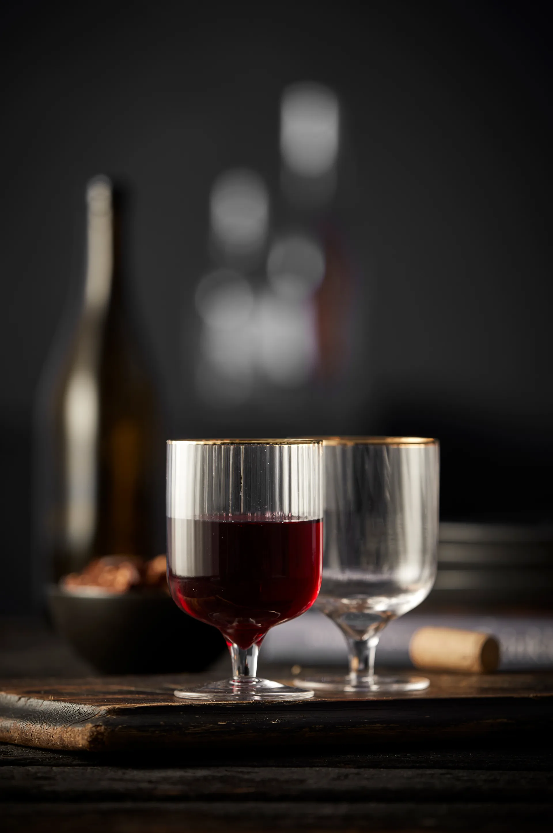 Taça de vinho Lyngby Glas Palermo Gold 30 cl 4 unid., Transparente-dourado Lyngby Glas