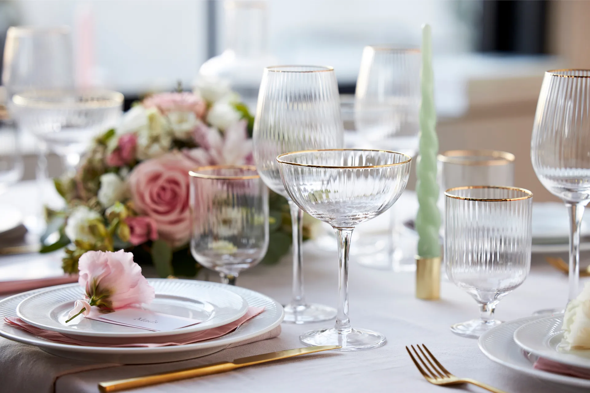 Taça de vinho tinto Palermo Gold 40 cl 4 unid., Transparente-dourado Lyngby Glas