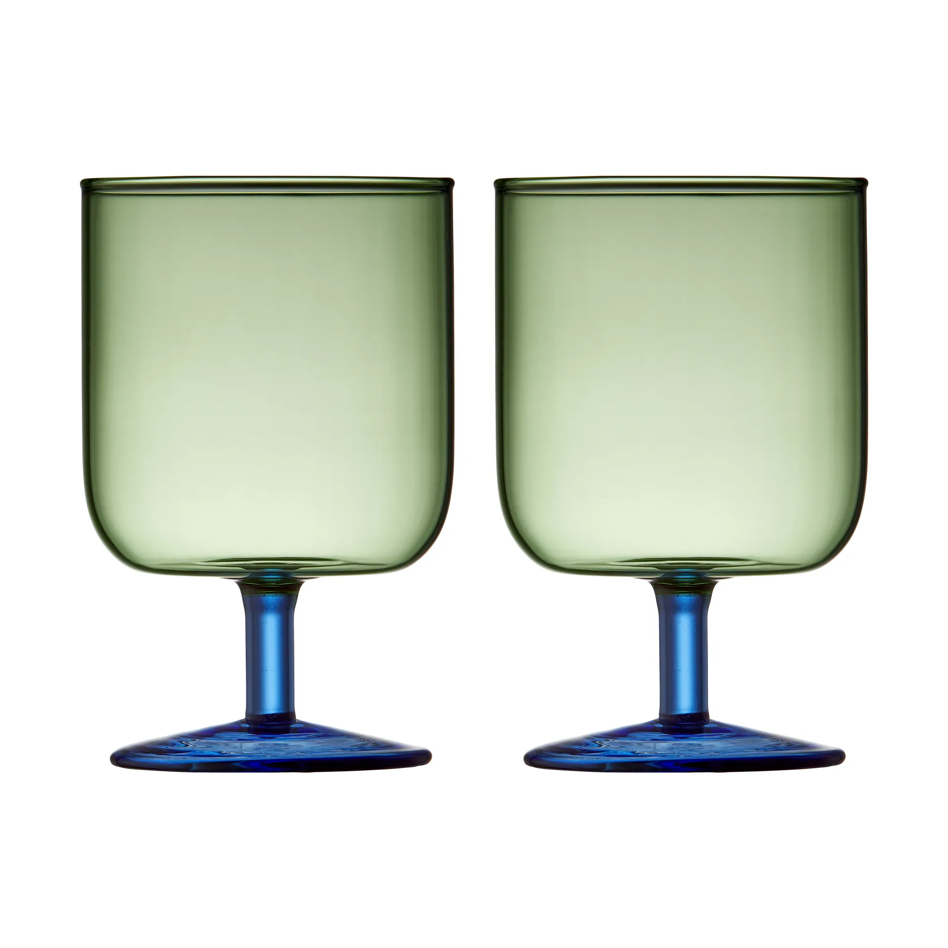 Taça de vinho Torino 30 cl 2 un., Green-blue Lyngby Glas