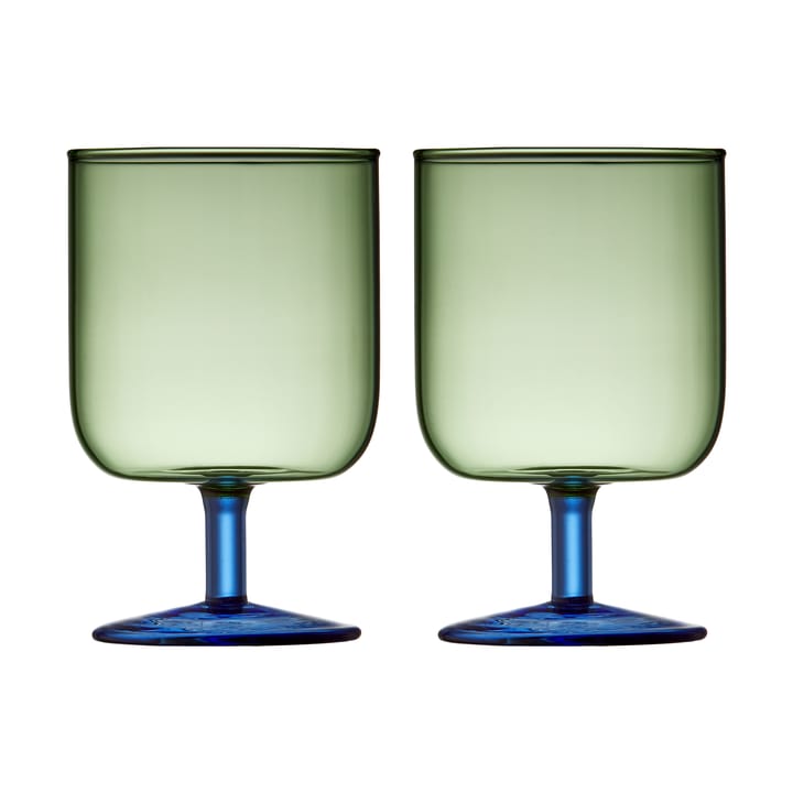 Taça de vinho Torino 30 cl 2 un. - Green-blue - Lyngby Glas