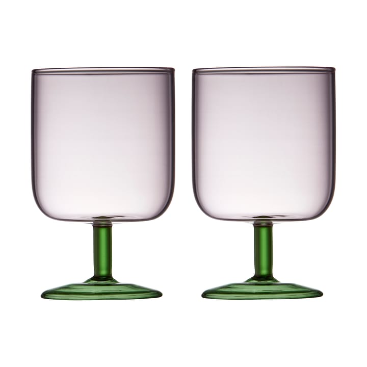 Taça de vinho Torino 30 cl 2 un. - Pink-green - Lyngby Glas