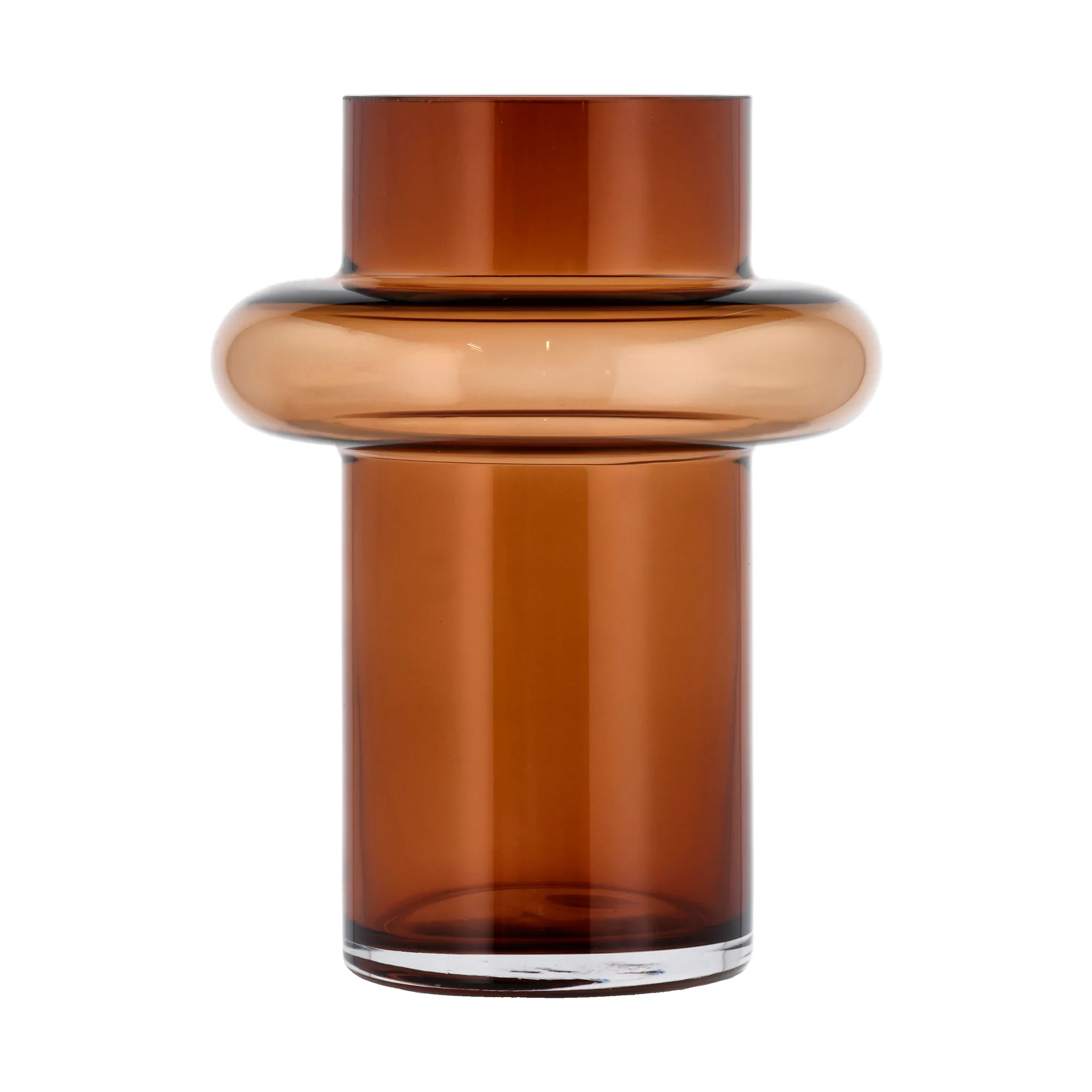 Vaso Tube vidro 20 cm, Amber Lyngby Glas