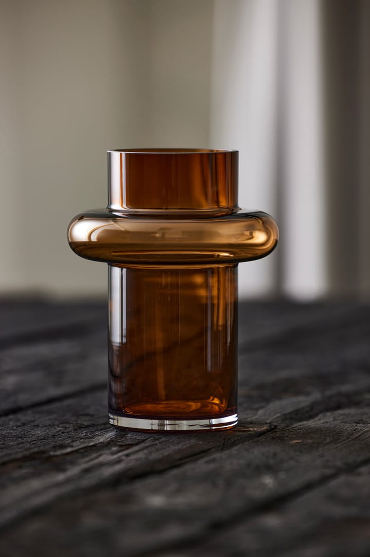 Vaso Tube vidro 20 cm, Amber Lyngby Glas
