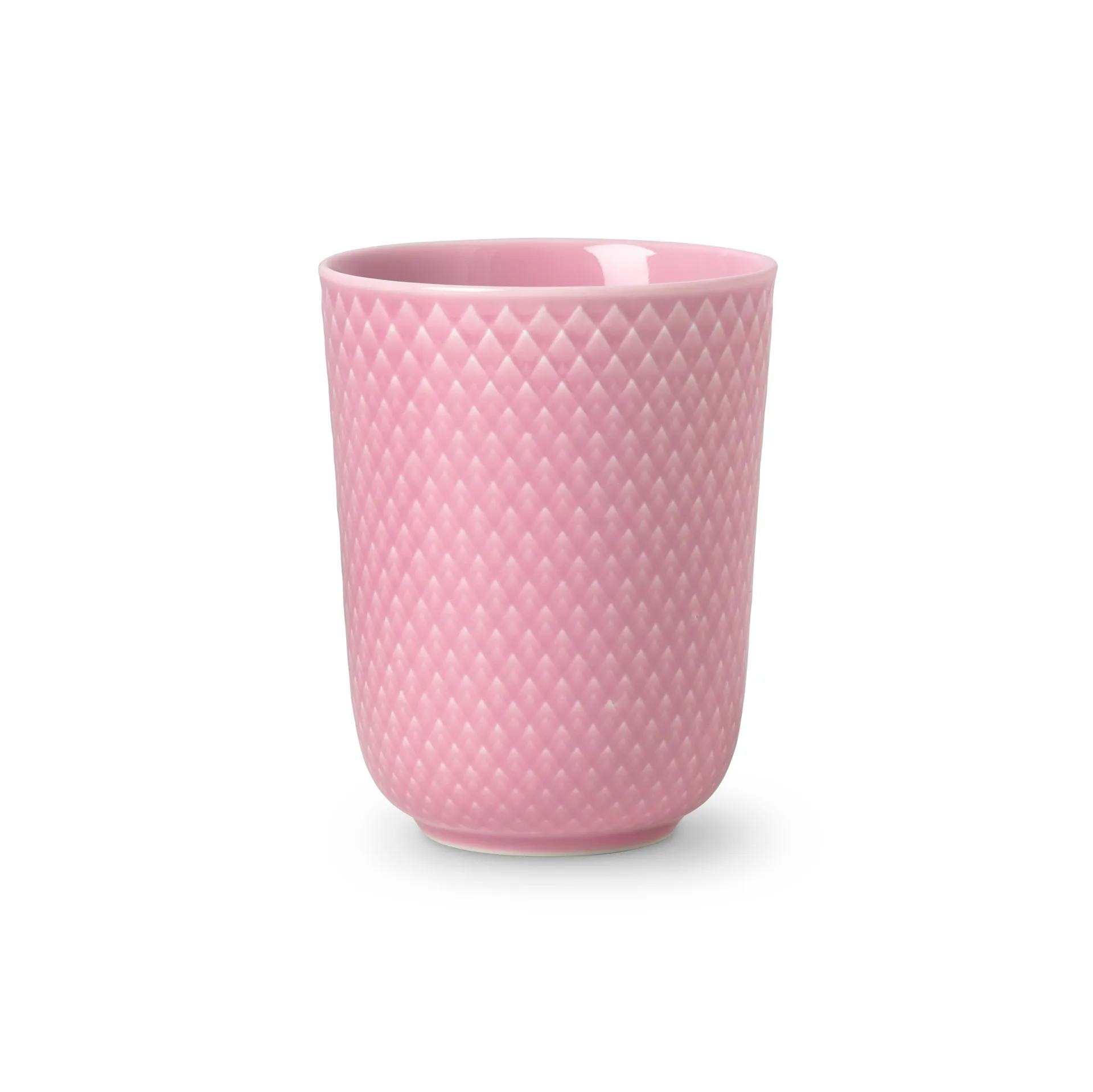 Caneca sem pega Rhombe 33 cl, rosa Lyngby Porcelæn