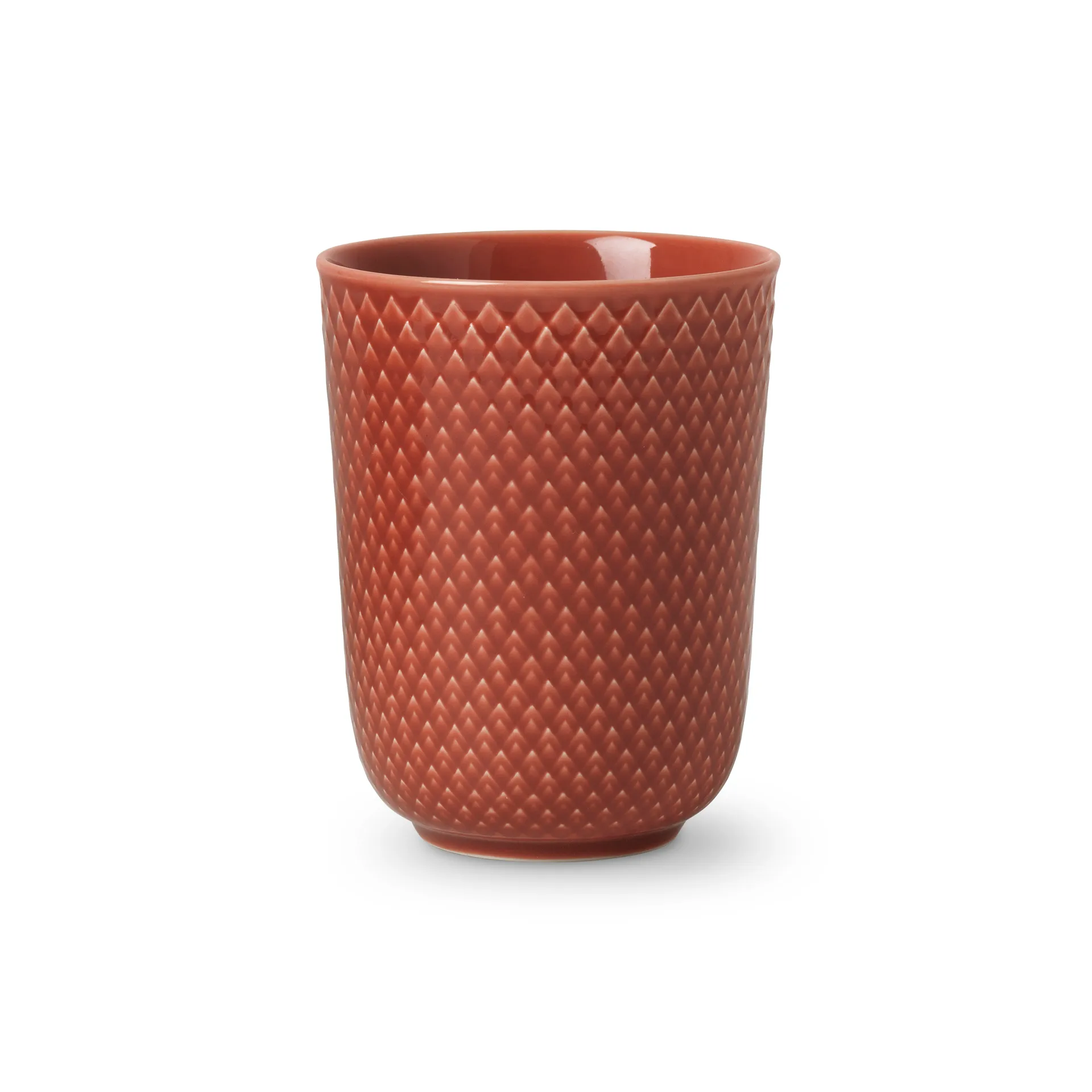 Caneca sem pega Rhombe 33 cl, terracotta Lyngby Porcelæn