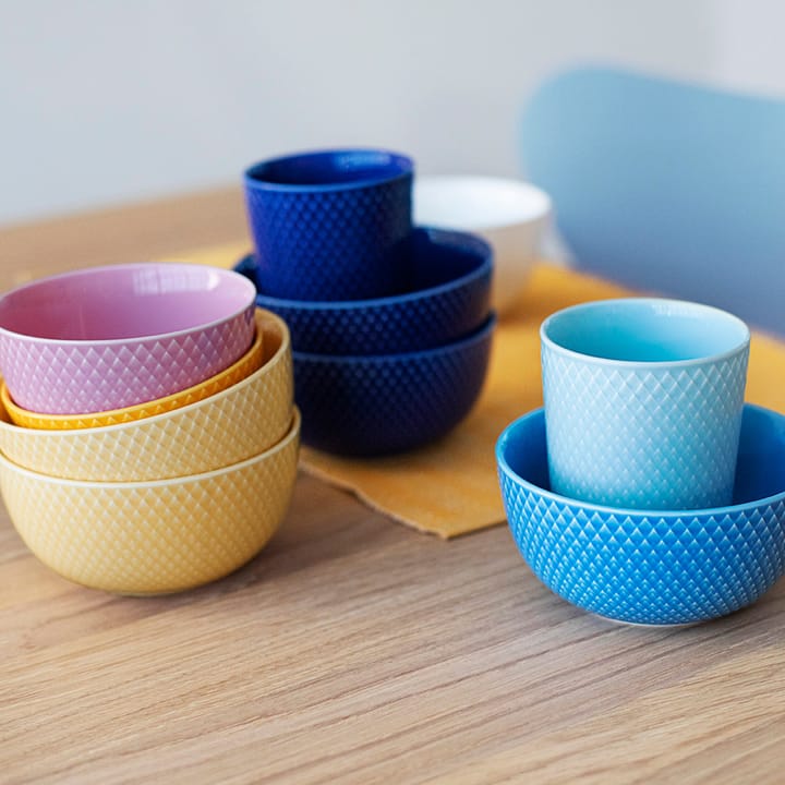 Caneca sem pega Rhombe 33 cl, Turquesa Lyngby Porcelæn