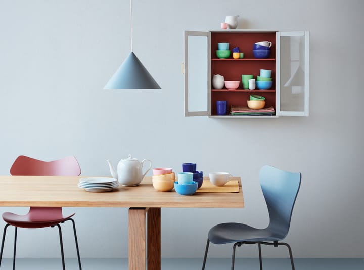 Caneca sem pega Rhombe 33 cl, Turquesa Lyngby Porcelæn