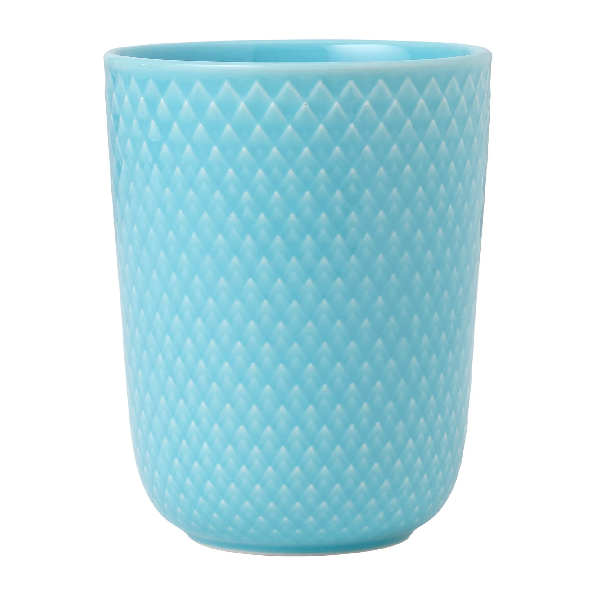 Caneca sem pega Rhombe 33 cl, Turquesa Lyngby Porcelæn