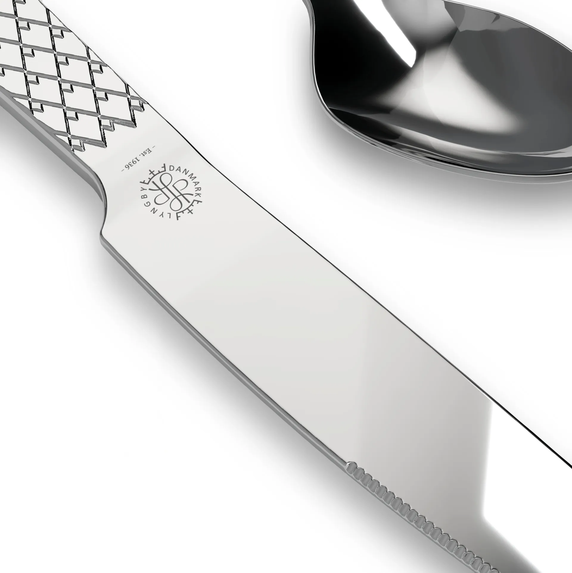 Conjunto de talheres Rhombe, 16 peças Lyngby Porcelæn