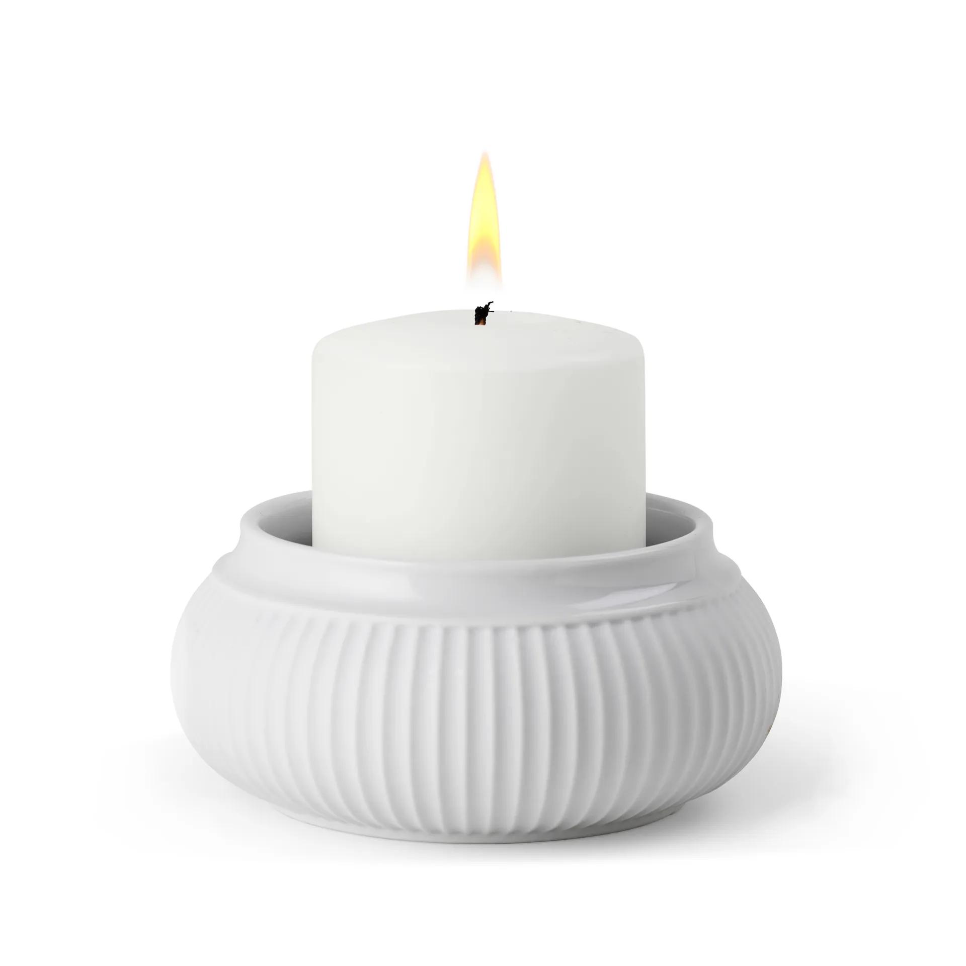 Lanterna Curve Ø6,5 cm, Branco Lyngby Porcelæn