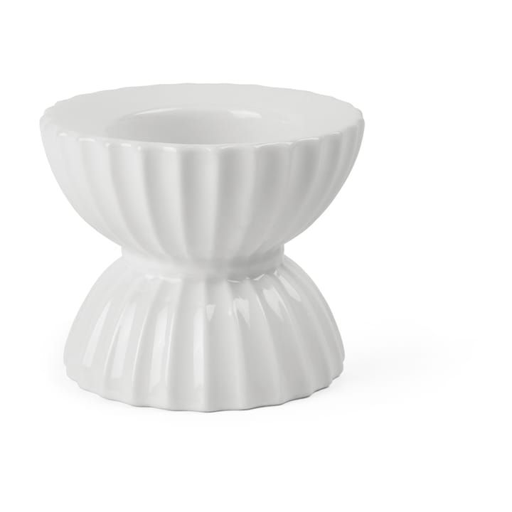 Lyngby Tura suporte de vela Ø8 cm - Branco - Lyngby Porcelæn