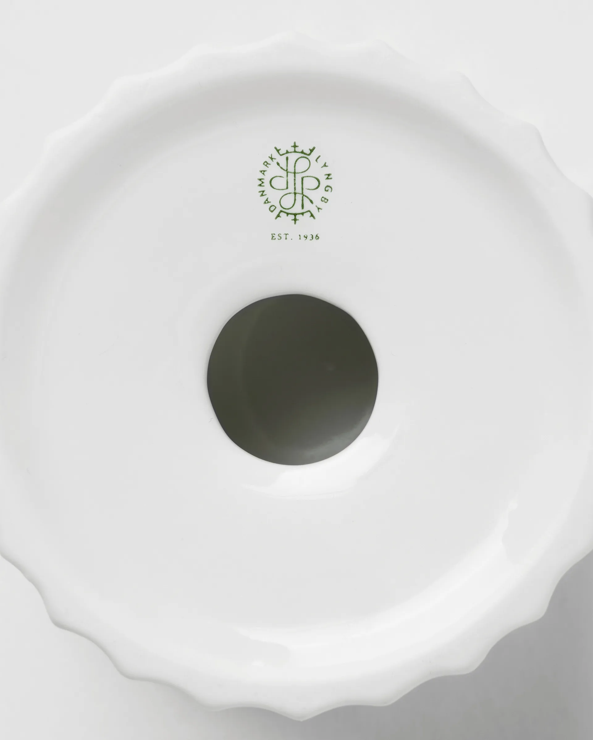 Lyngby Tura suporte de vela Ø8 cm, Branco Lyngby Porcelæn