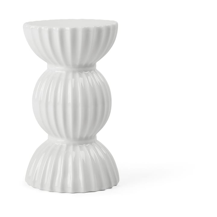 Lyngby Tura suporte para vela 14 cm - Branco - Lyngby Porcelæn