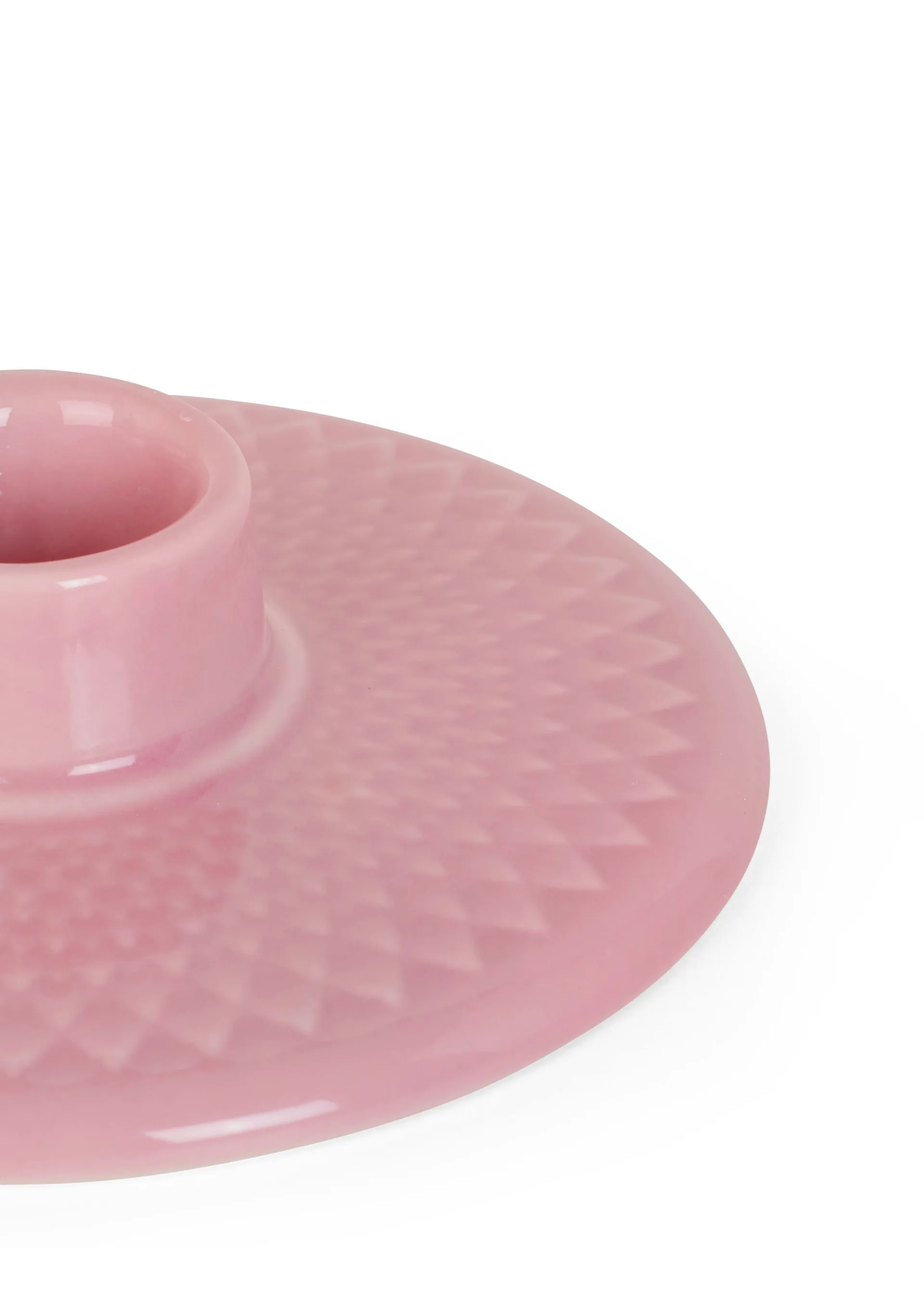 Rhombe porta-vela 3 cm, Rosa Lyngby Porcelæn
