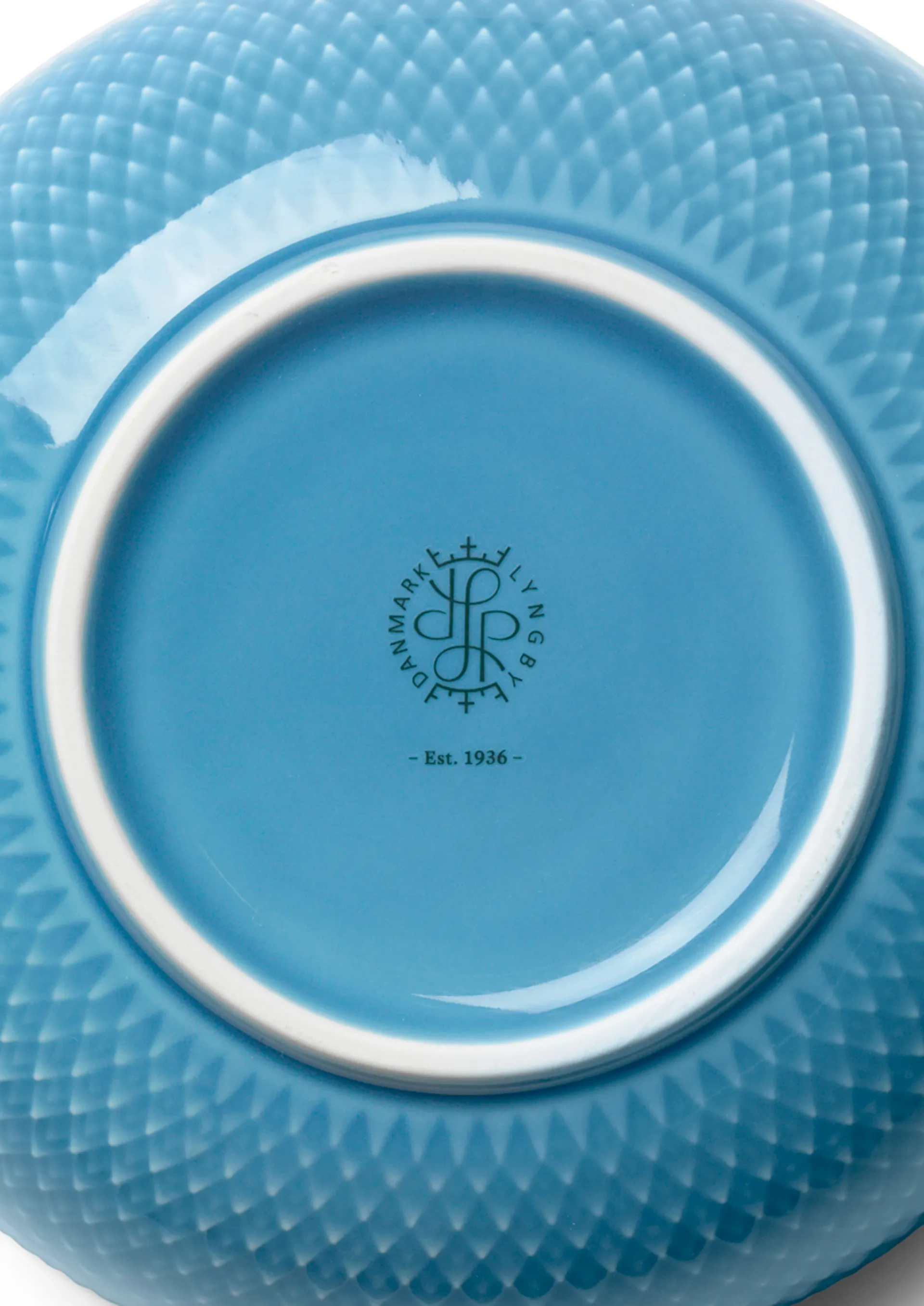 Rhombe tigela Ø15.5 cm, Azul Lyngby Porcelæn