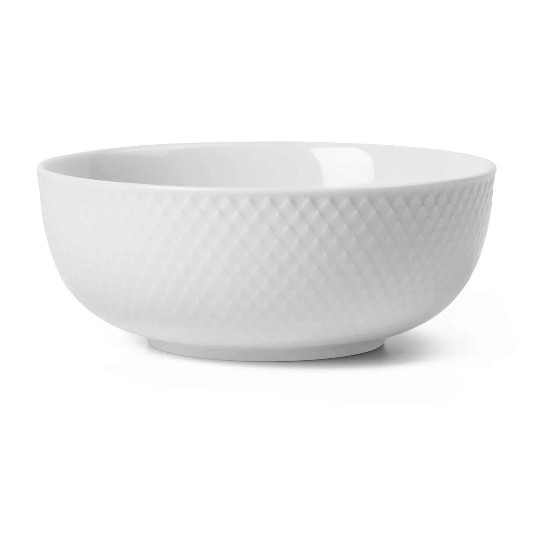 Rhombe tigela Ø15.5 cm, Branco Lyngby Porcelæn