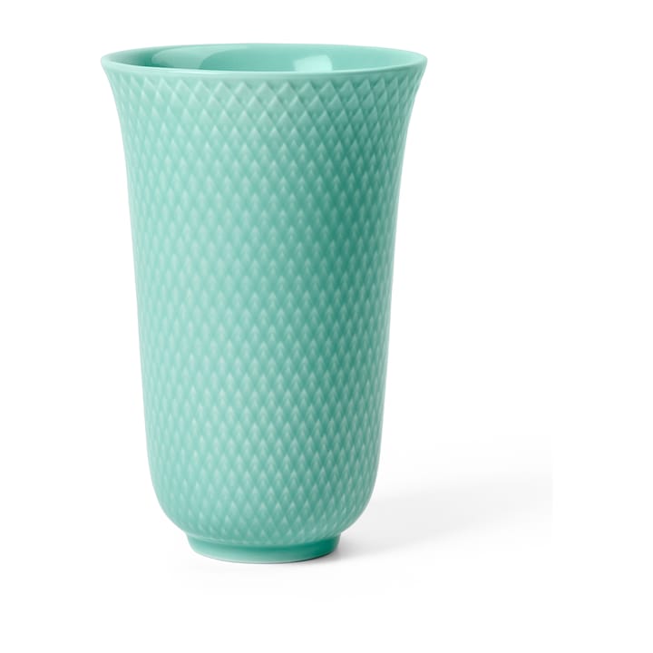 Rhombe vaso 15 cm - Aqua - Lyngby Porcelæn