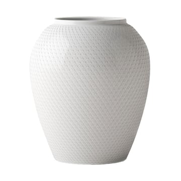 Rhombe vaso �Ø21.5 cm - Branco - Lyngby Porcelæn