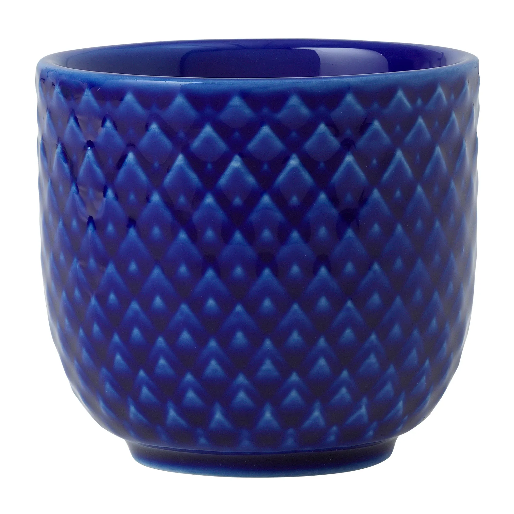 Suporte para ovos Rhombe Ø5 cm, Azul escuro Lyngby Porcelæn