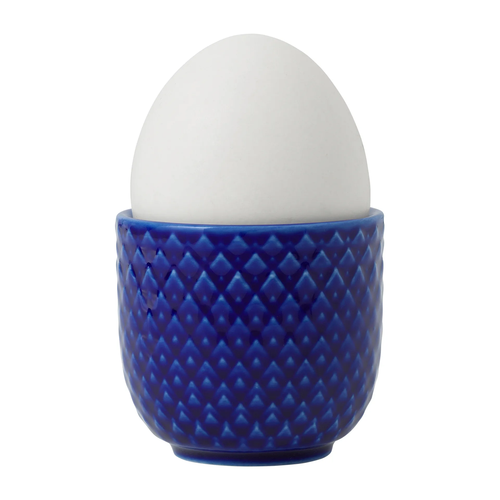Suporte para ovos Rhombe Ø5 cm, Azul escuro Lyngby Porcelæn