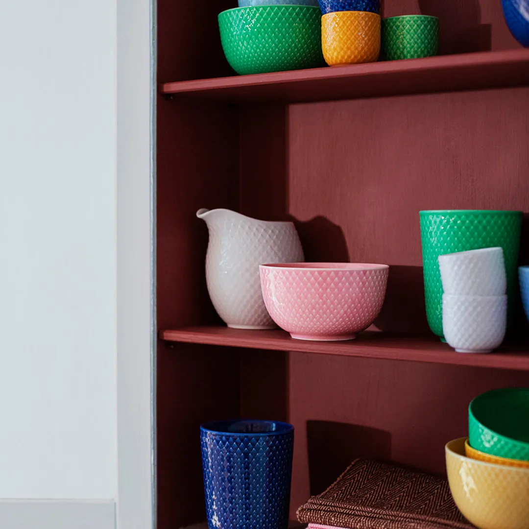 Suporte para ovos Rhombe Ø5 cm, Rosa Lyngby Porcelæn