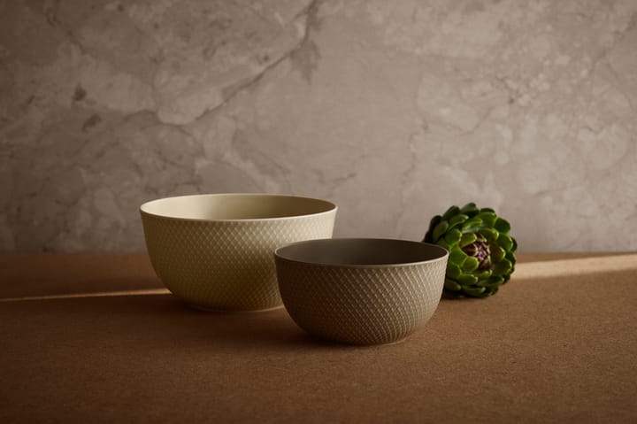 Taça de servir Rhombe Ø22 cm, Marble Lyngby Porcelæn
