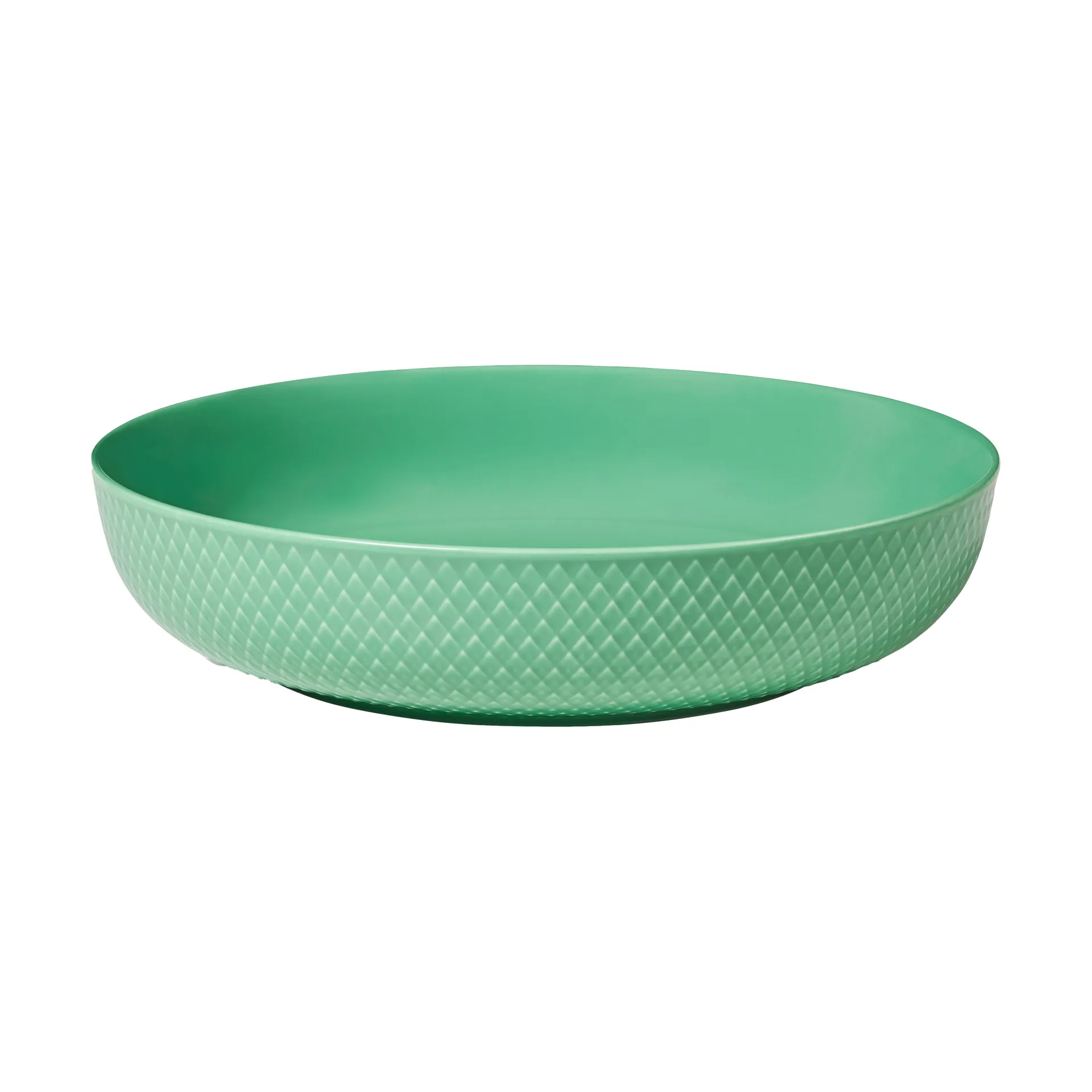 Tigela de Servir Rhombe Ø28 cm, Verde Lyngby Porcelæn