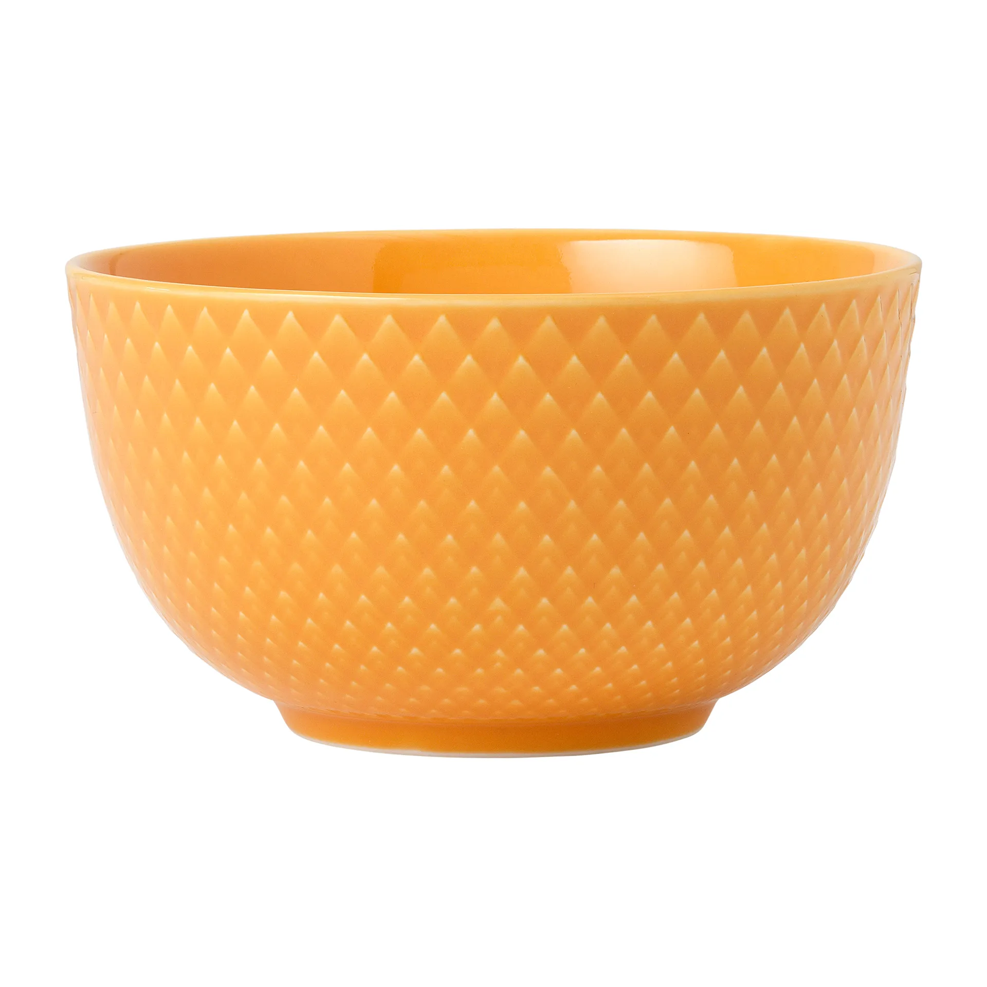 Tigela Rhombe Ø11 cm, Amarelo Lyngby Porcelæn