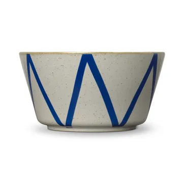 Tigela zigzag DAN-ILD Ø21 cm - azul - Lyngby Porcelæn
