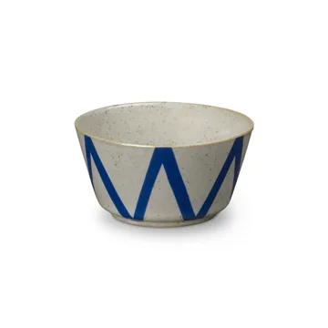 Tigela zigzag DAN-ILD Ø9 cm - azul - Lyngby Porcelæn