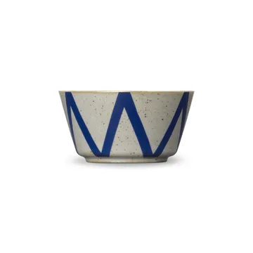 Tigela zigzag DAN-ILD Ø9 cm - azul - Lyngby Porcelæn