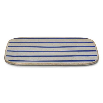 Travessa remsa DAN-ILD 27x27 cm - azul - Lyngby Porcelæn