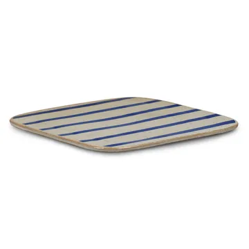 Travessa remsa DAN-ILD 27x27 cm - azul - Lyngby Porcelæn