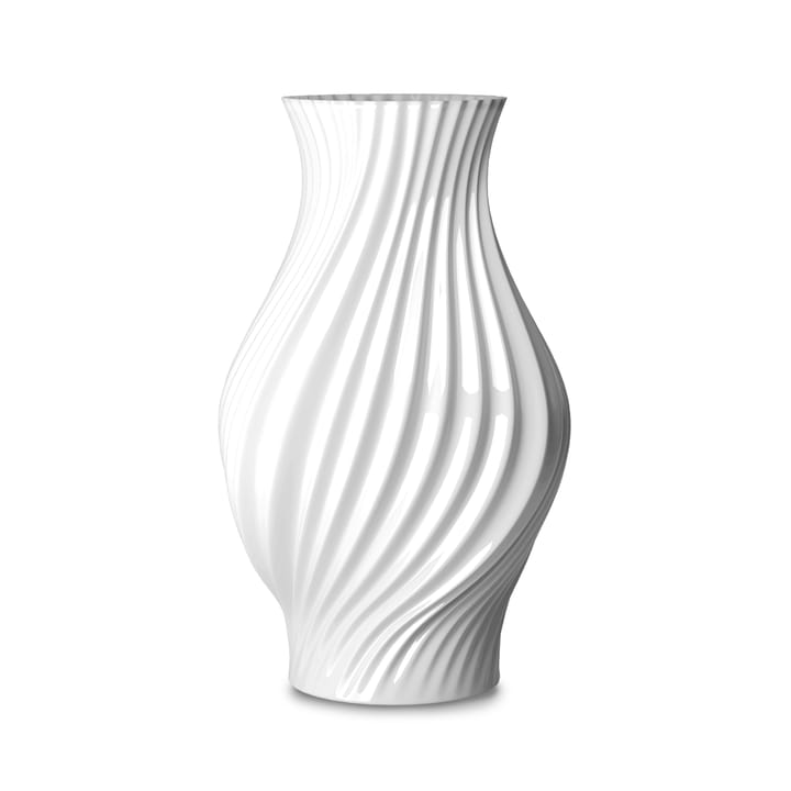 Twist vaso 25 cm - Branco - Lyngby Porcelæn