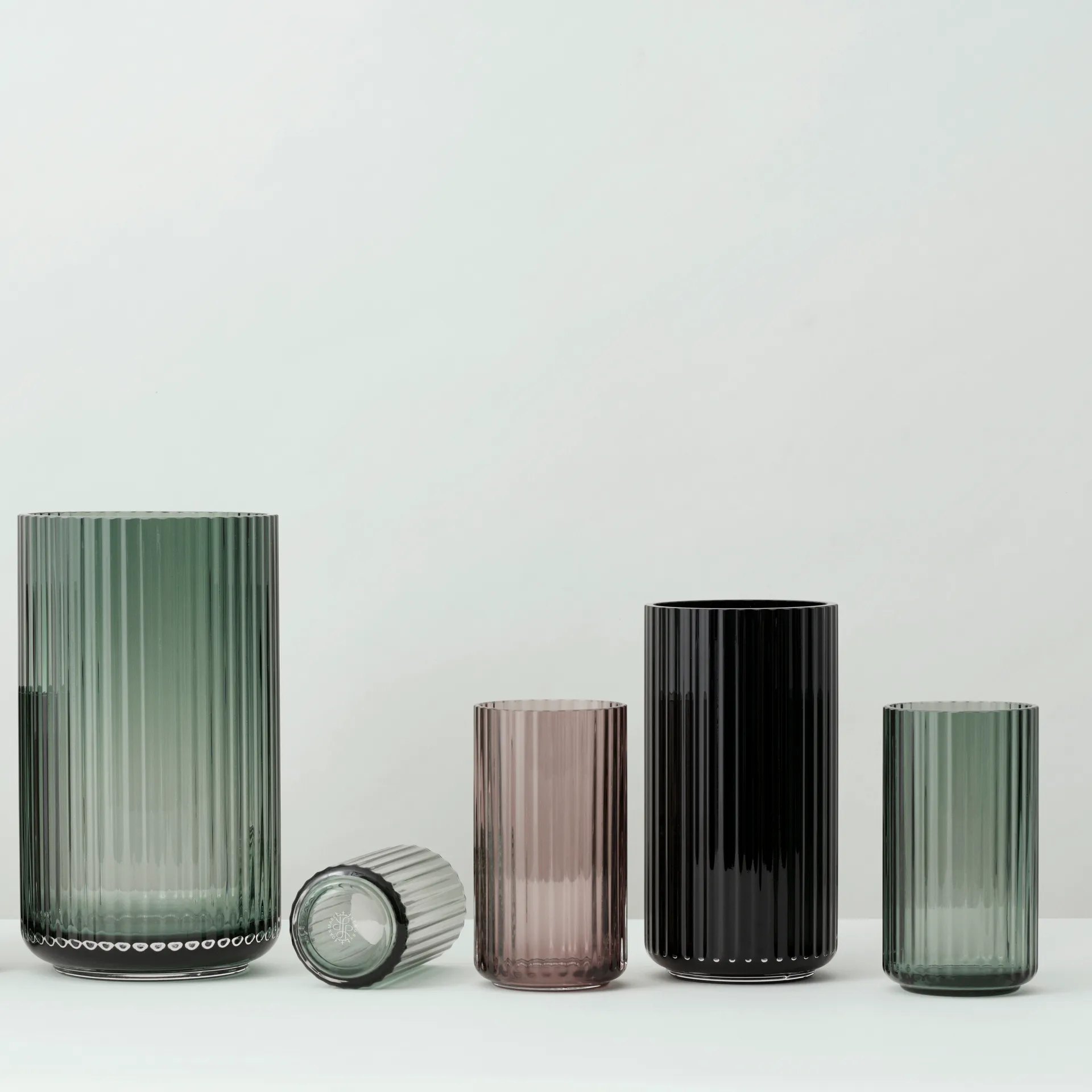 Vaso de vidro, bordô Lyngby, 20 cm Lyngby Porcelæn