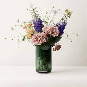 Vaso de vidro, Copenhagen green Lyngby - 38 cm - Lyngby Porcelæn